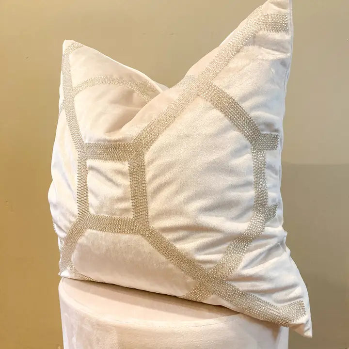 Ivory Luxe Cover With Translucent Beads